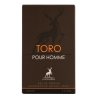 Lattafa Perfume Toro EDP 100 ml — упаковка товара; крупный план; на белом фоне; самый широкий кадр