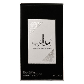 Lattafa Perfume Ameer Al Arab EDP 100 ml — изглед на продукта; близък план; на бял фон; среден кадър