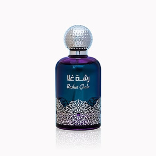 Fragrance World Rashat Ghala EDP 100 ml — produkto vaizdas; visa kompozicija; baltame fone