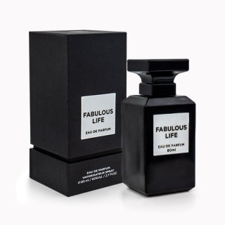 Fragrance World Fabulous Life EDP 80 ml — товар и упаковка; крупный план; на белом фоне