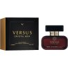 Fragrance World Versus Crystal Noir EDP 100 ml — флакон и коробка с золотой боковой панелью