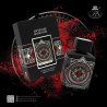 Fragrance World Intense Addiction Extrait de Parfum 100 ml — упаковка товара; крупный план; на тёмном фоне