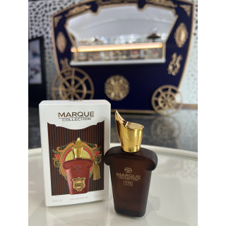 Fragrance World Marque 175 EDP 25 ml — product and packaging; tight close-up; on a white background; widest framing