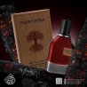 Fragrance World Terro Pura EDP 70 ml — produkt i opakowanie; zbliżenie; na ciemnym tle