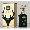 Lattafa Perfume Safeer Al Noble EDP 100 ml — product packaging; tight close-up; on a white background; closest framing