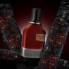Fragrance World Terro Pura EDP 70 ml — produkts stilizētā vidē; ļoti tuvs plāns; uz koka virsmas