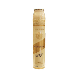 Lattafa Perfume Oud Mood 300 ml — produkta skats; pilna kompozīcija; uz balta fona