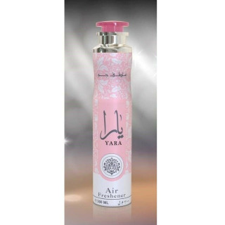 Lattafa Perfume YARA 300 ml — изображение товара; крупный план; на белом фоне