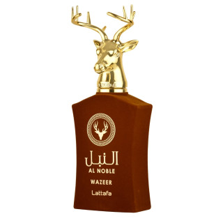Lattafa Perfume Wazeer Al Noble EDP 100 ml — изображение товара; крупный план; на белом фоне