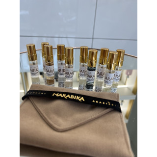 MARABIKA Mėginukų rinkinys Nr. 2 EDP 3 ml × 10 — produkto vaizdas; stambus planas; baltame fone; artimas kadras
