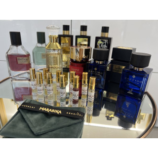 MARABIKA Sample set No. 3 EDP 3 ml × 10 — product from the front; tight close-up; on a white background