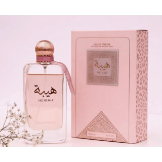 Lattafa Perfume Heibah EDP 100 ml — produkto vaizdas; artimas vaizdas; baltame fone