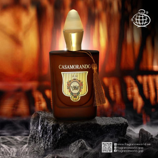 Casamorando 1988 EDP 100 ml — produs într-o compoziție stilizată; prim-plan foarte apropiat; pe o suprafață din piatră