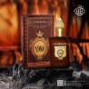 Fragrance World Casamorando 1988 EDP 100 ml — produs într-o compoziție stilizată; prim-plan foarte apropiat; pe fundal închis