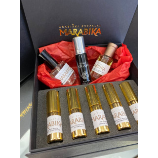 MARABIKA Kvapų dėžutė „Tikras vyras“ EDP 5 ml — produktas iš priekio; stambus planas; baltame fone