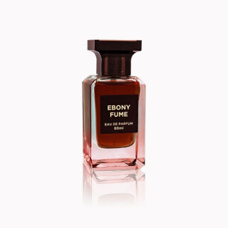 Fragrance World Ebony Fume EDP 80 ml — produkta skats; pilna kompozīcija; uz balta fona