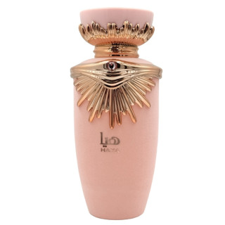 Lattafa Perfume Haya EDP 100 ml — Produktansicht; Nahaufnahme; auf weißem Hintergrund