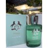 Fragrance World Midori EDP 100 ml — товар и упаковка; очень крупный план; на белом фоне; самый близкий кадр