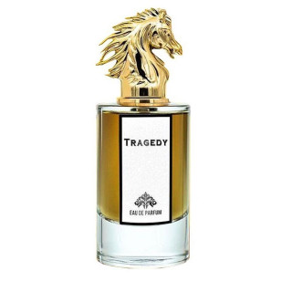 Fragrance World Tragedy EDP 100 ml — Produktansicht; Nahaufnahme; auf weißem Hintergrund; weitester Bildausschnitt
