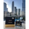 Fragrance World The Myth EDP 80 ml — toode stiliseeritud keskkonnas; väga lähivõte; õues; kõige laiem kadreering