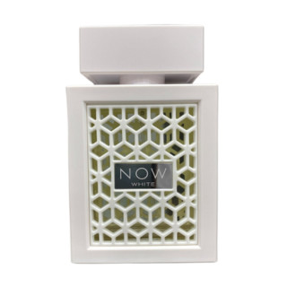 Lattafa Perfume Rave Now White EDP 100 ml — изглед на продукта; цялостна композиция; на бял фон
