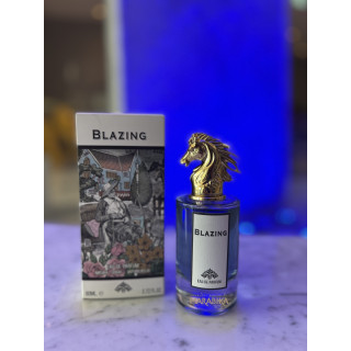 Fragrance World Blazing EDP 100 ml — изображение товара; очень крупный план; на белом фоне; самый близкий кадр