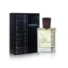 Fragrance World Esscentric 01 EDP 100 ml — Produkt und Verpackung; Nahaufnahme; auf weißem Hintergrund; weitester Bildausschnitt
