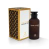 Fragrance World Soleil D’Ombre EDP 100 ml — товар и упаковка; полная композиция; на белом фоне; самый близкий кадр