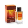 Fragrance World Hard Wood EDP 100 ml — товар и упаковка; крупный план; на белом фоне