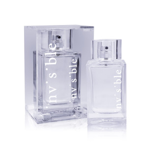 Fragrance World Invisible EDP 100 ml — produktvy; fullständig komposition; på vit bakgrund