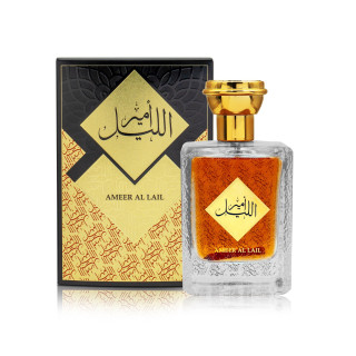 Fragrance World Ameer Al Lail EDP 100 ml — toote vaade; lähivaade; valgel taustal