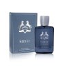 Fragrance World Sedley EDP 100 ml — produs și ambalaj; prim-plan; pe fundal alb