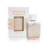 Fragrance World Glorious Oud Royal Blanc EDP 80 ml — tuotepakkaus; koko sommitelma; valkoisella taustalla