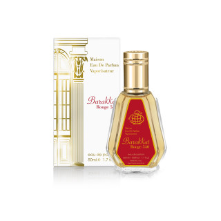 Fragrance World Barakkat Rouge 540 EDP 50 ml — изображение товара; полная композиция; на белом фоне; самый широкий кадр