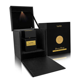 Fragrance World Lumin 100 ml — produkto pakuotė; artimas vaizdas; baltame fone