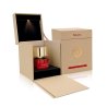 Fragrance World Sienna EDP 100 ml — produktemballage; nærbillede; på hvid baggrund