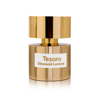 Fragrance World Tesoro Giovanni Lorenzi EDP 100 ml — товар спереди; полная композиция; на белом фоне