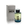 Fragrance World Deux Cent Douze MEN EDP 100 ml — товар и упаковка; полная композиция; на белом фоне; самый широкий кадр