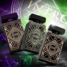Fragrance World Intro Greatness Oud EDP 80 ml — товар и упаковка; очень крупный план; на тёмном фоне