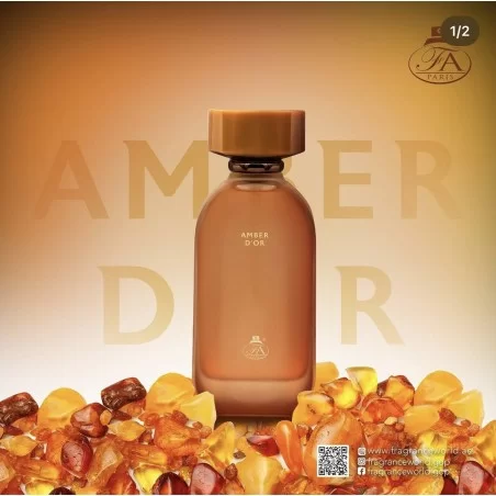 Amber D'OR Fragrance World ➔ (Al Haramain Amber Oud Gold) ➔ perfume árabe ➔ Fragrance World ➔ Perfumes unisex ➔ 3