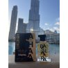Lattafa Perfume Bashaara EDP 100 ml — product in a styled setting; tight close-up; outdoors; close framing