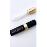 MARABIKA Многоразовый атомайзер для духов 10 ml — разобранные внутренняя колба и чёрный корпус
