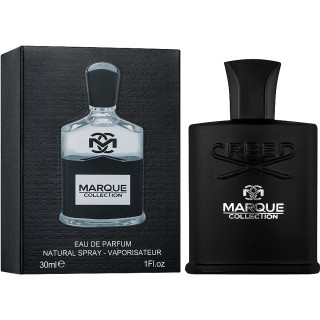 Fragrance World Marque 118 EDP 30 ml — toode ja pakend; väga lähivõte; valgel taustal