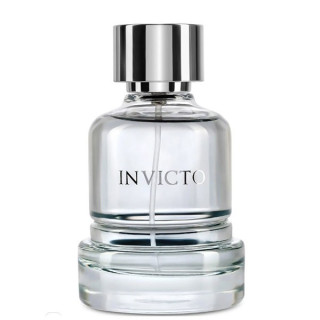 Fragrance World Invicto EDP 100 ml — Produktansicht; Nahaufnahme; auf weißem Hintergrund
