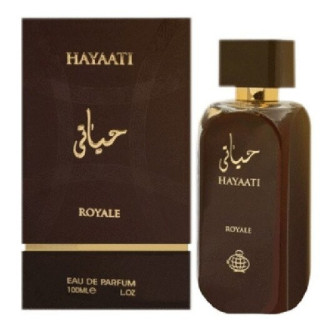Fragrance World Hayaati Royale 100 ml — widok produktu; bardzo bliskie ujęcie; na białym tle