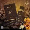 Fragrance World Hayaati Royale 100 ml — produkt i opakowanie; bardzo bliskie ujęcie; na kolorowym tle