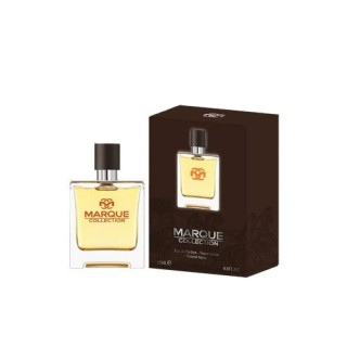 Fragrance World Marque 108 EDP 25 ml — produktas ir pakuotė; visa kompozicija; baltame fone
