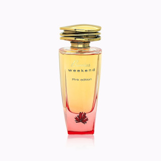 Fragrance World Berries Weekend Pink edition EDP 100 ml — toote vaade; täiskompositsioon; valgel taustal; kõige laiem kadreering