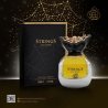 Fragrance World Strings Pour Femme EDP 80 ml — product view; tight close-up; on a dark background