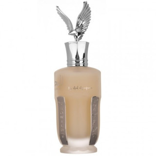 Lattafa Perfume Al Hur So Wild EDP 100 ml — produktvisning; nærbillede; på hvid baggrund; mellem udsnit